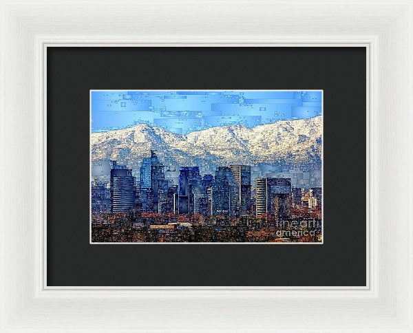 Framed Print - Santiago De Chile, Chile