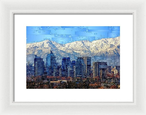 Framed Print - Santiago De Chile, Chile