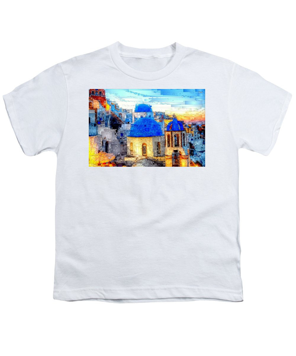 Youth T-Shirt - Santorini Island, Greece