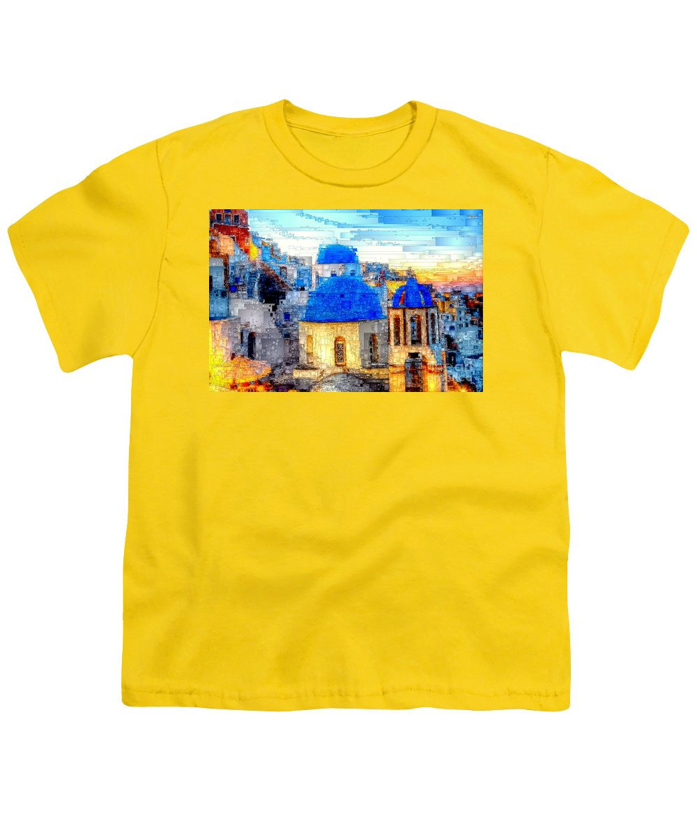 Youth T-Shirt - Santorini Island, Greece