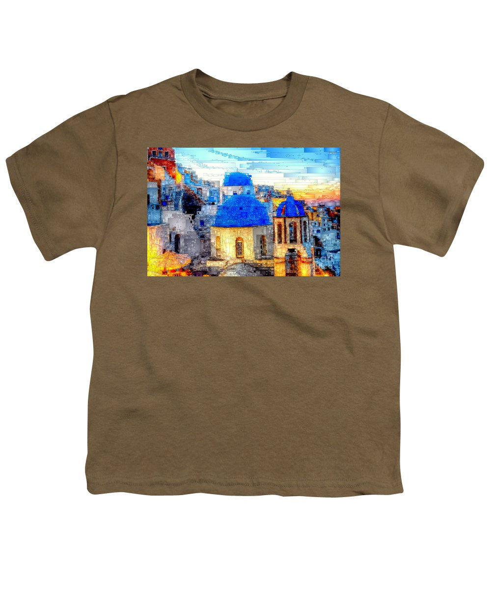 Youth T-Shirt - Santorini Island, Greece