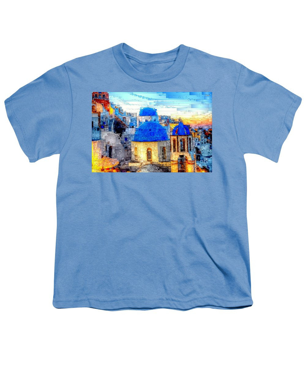 Youth T-Shirt - Santorini Island, Greece