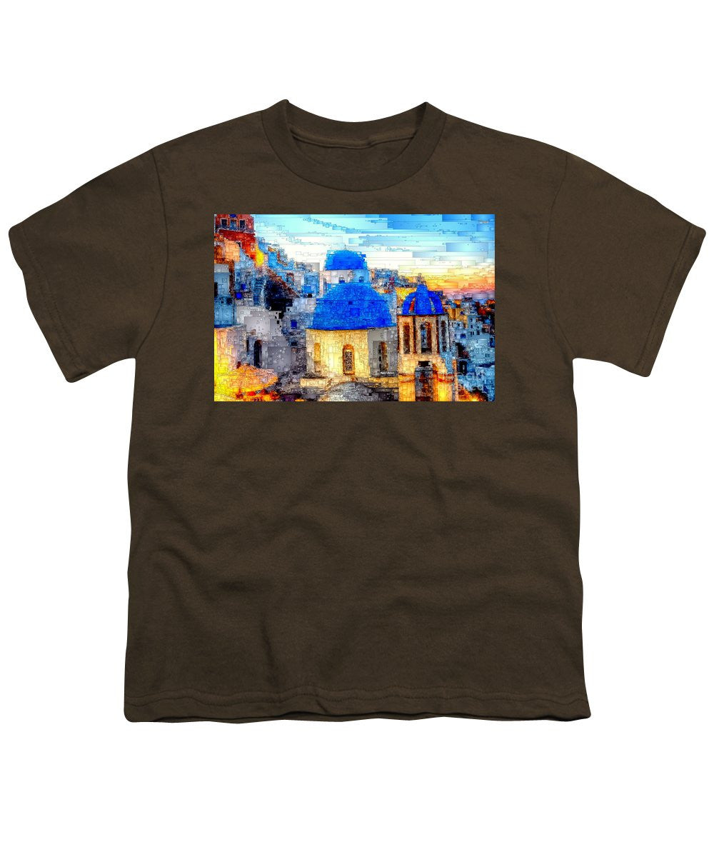 Youth T-Shirt - Santorini Island, Greece