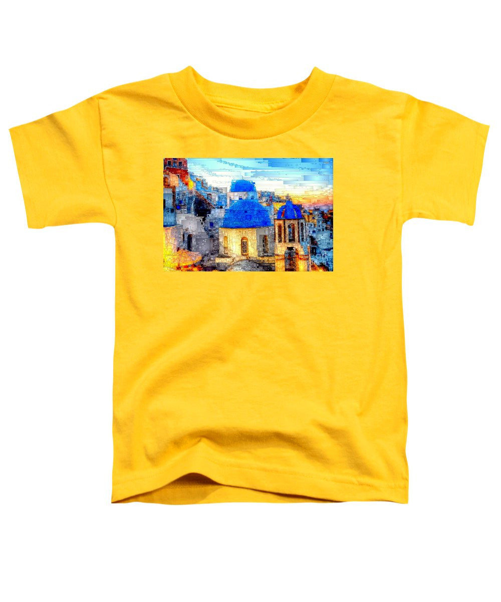 Toddler T-Shirt - Santorini Island, Greece