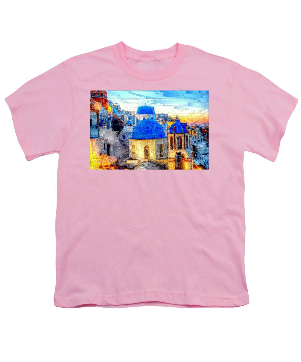 Youth T-Shirt - Santorini Island, Greece