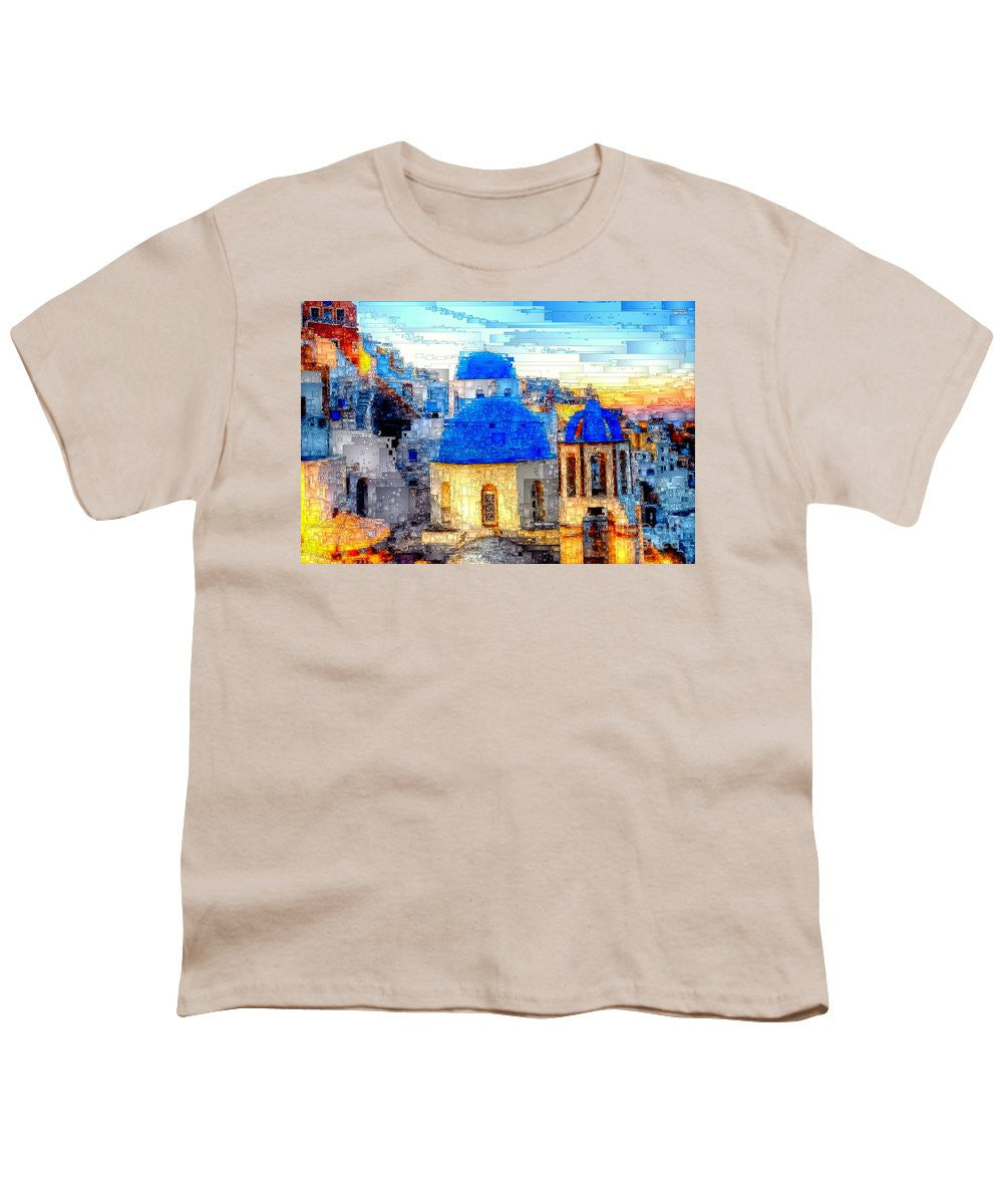 Youth T-Shirt - Santorini Island, Greece