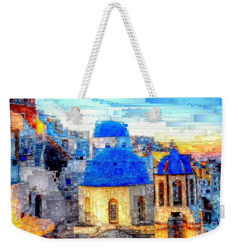 Weekender Tote Bag - Santorini Island, Greece