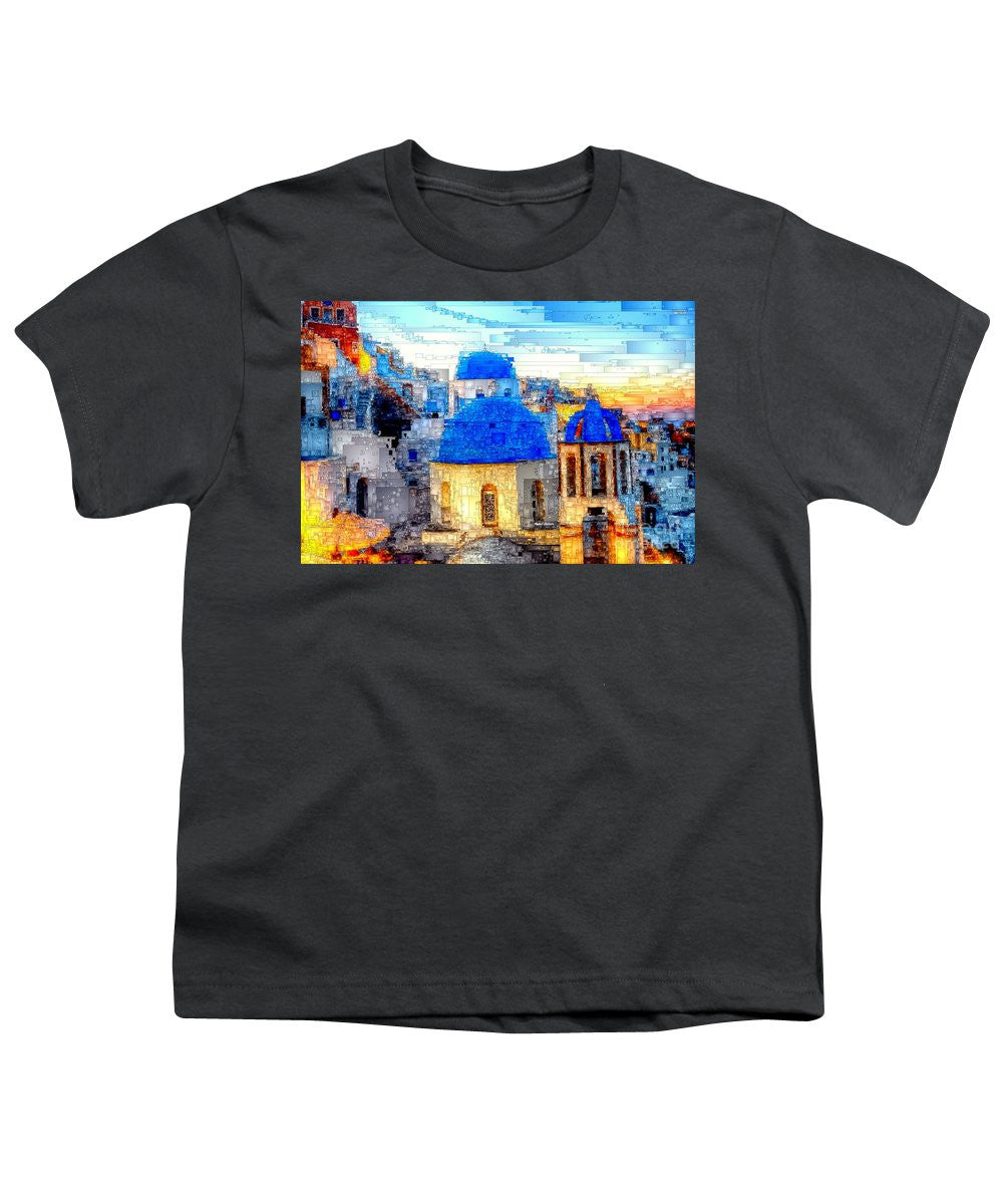 Youth T-Shirt - Santorini Island, Greece