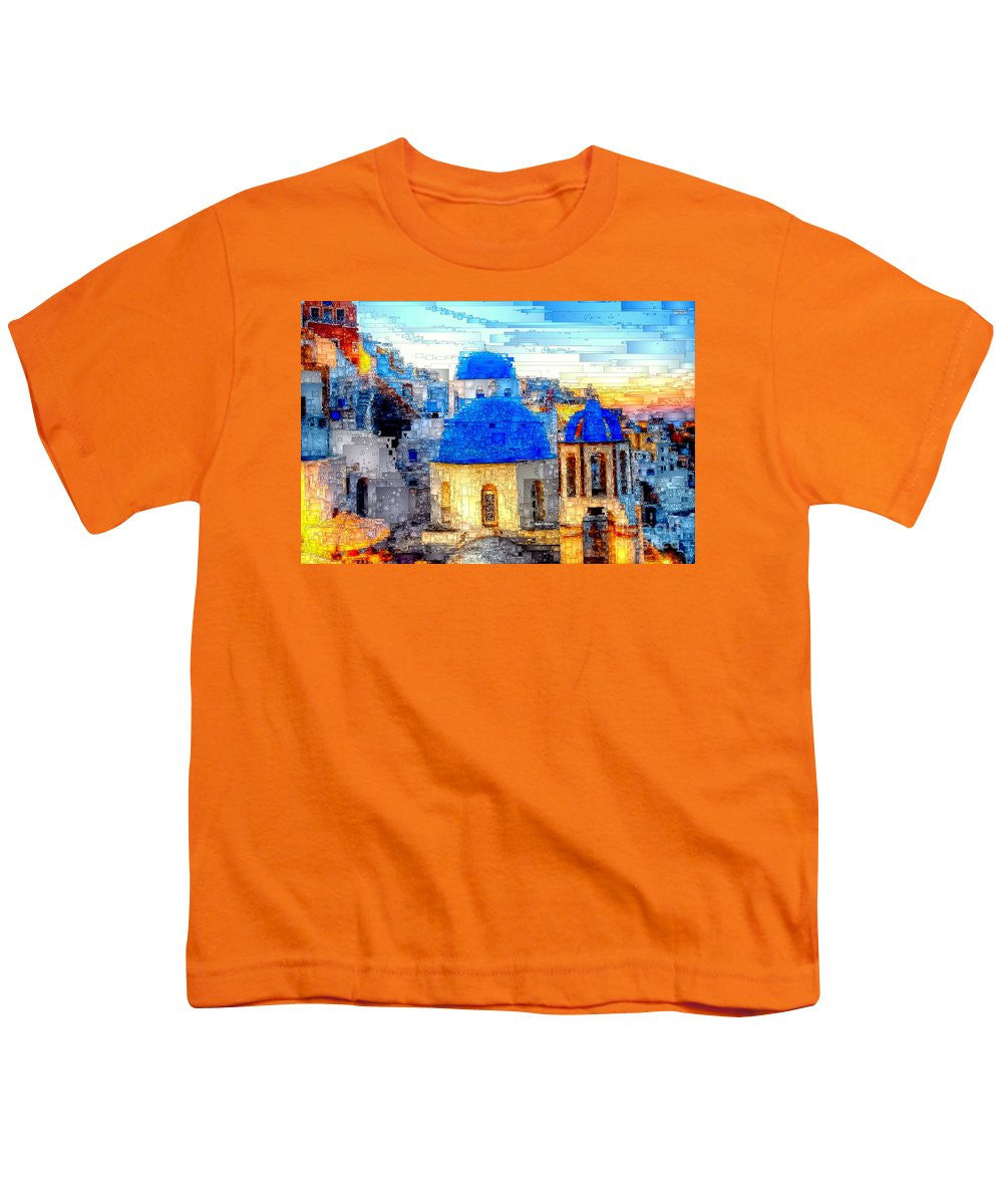 Youth T-Shirt - Santorini Island, Greece