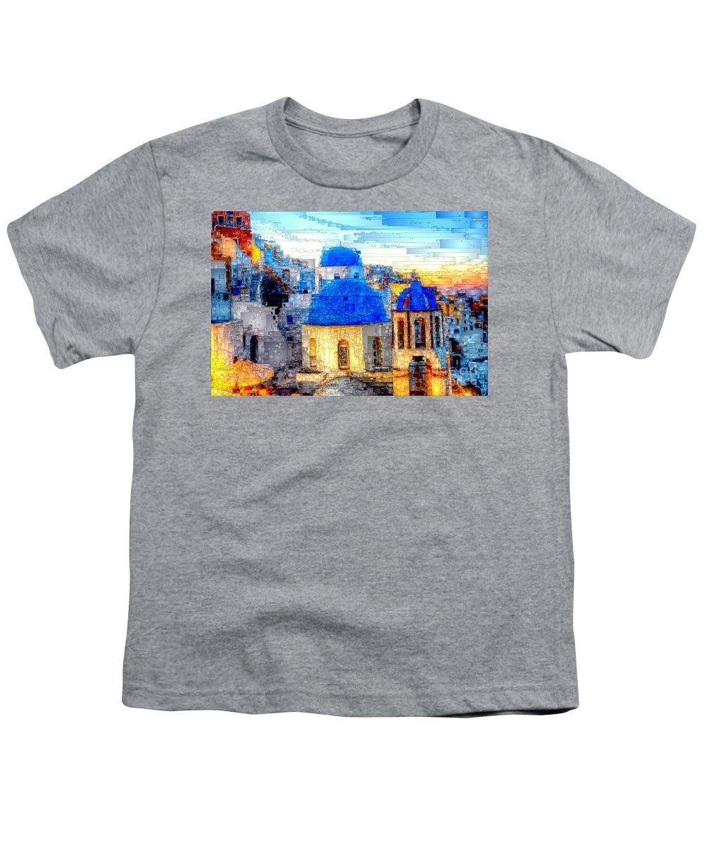 Youth T-Shirt - Santorini Island, Greece