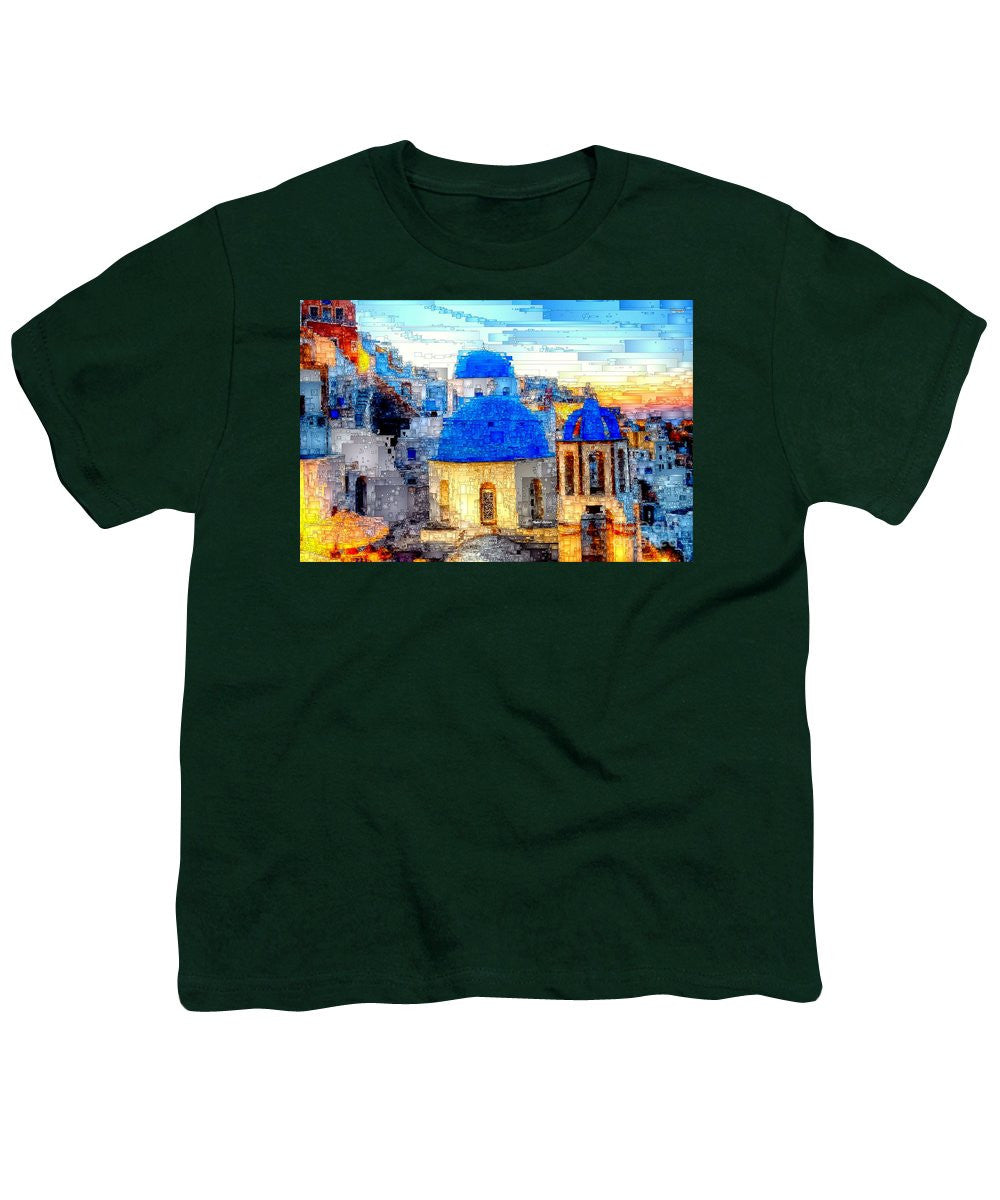 Youth T-Shirt - Santorini Island, Greece