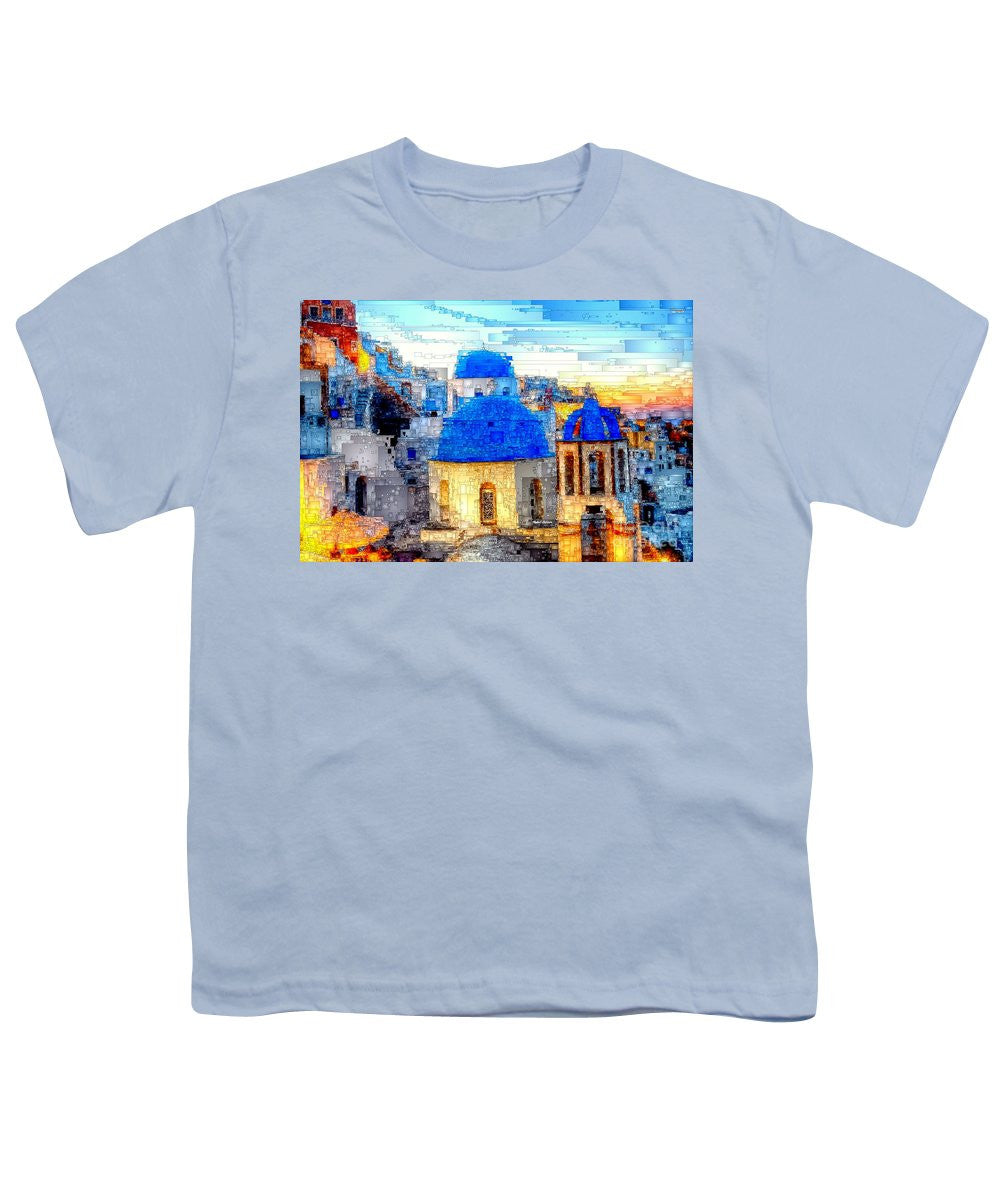 Youth T-Shirt - Santorini Island, Greece