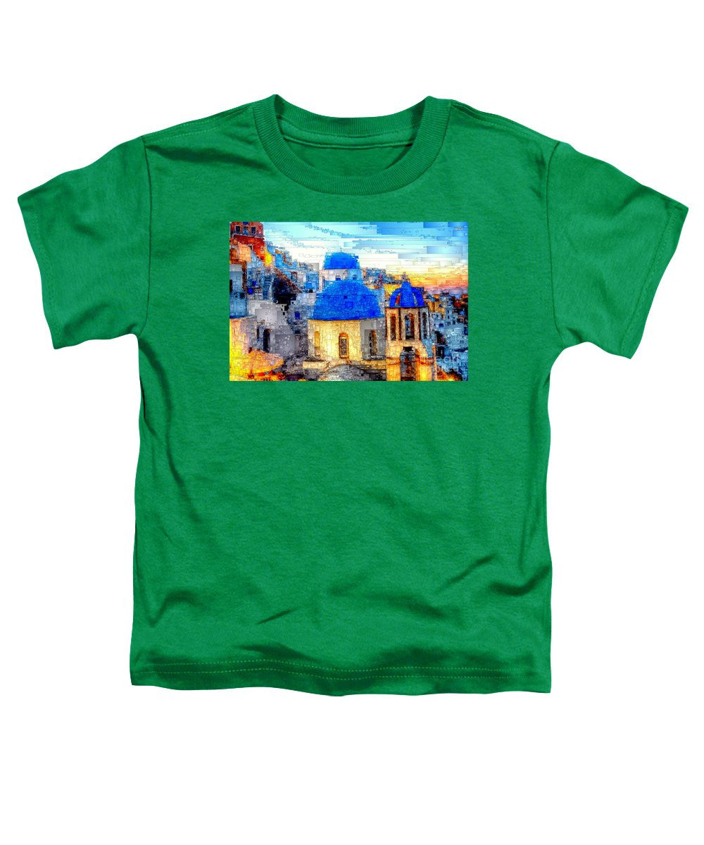 Toddler T-Shirt - Santorini Island, Greece