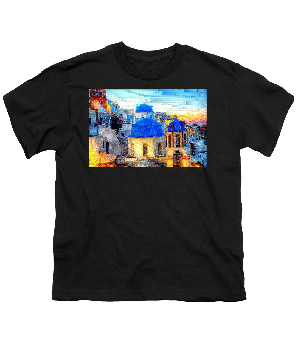 Youth T-Shirt - Santorini Island, Greece