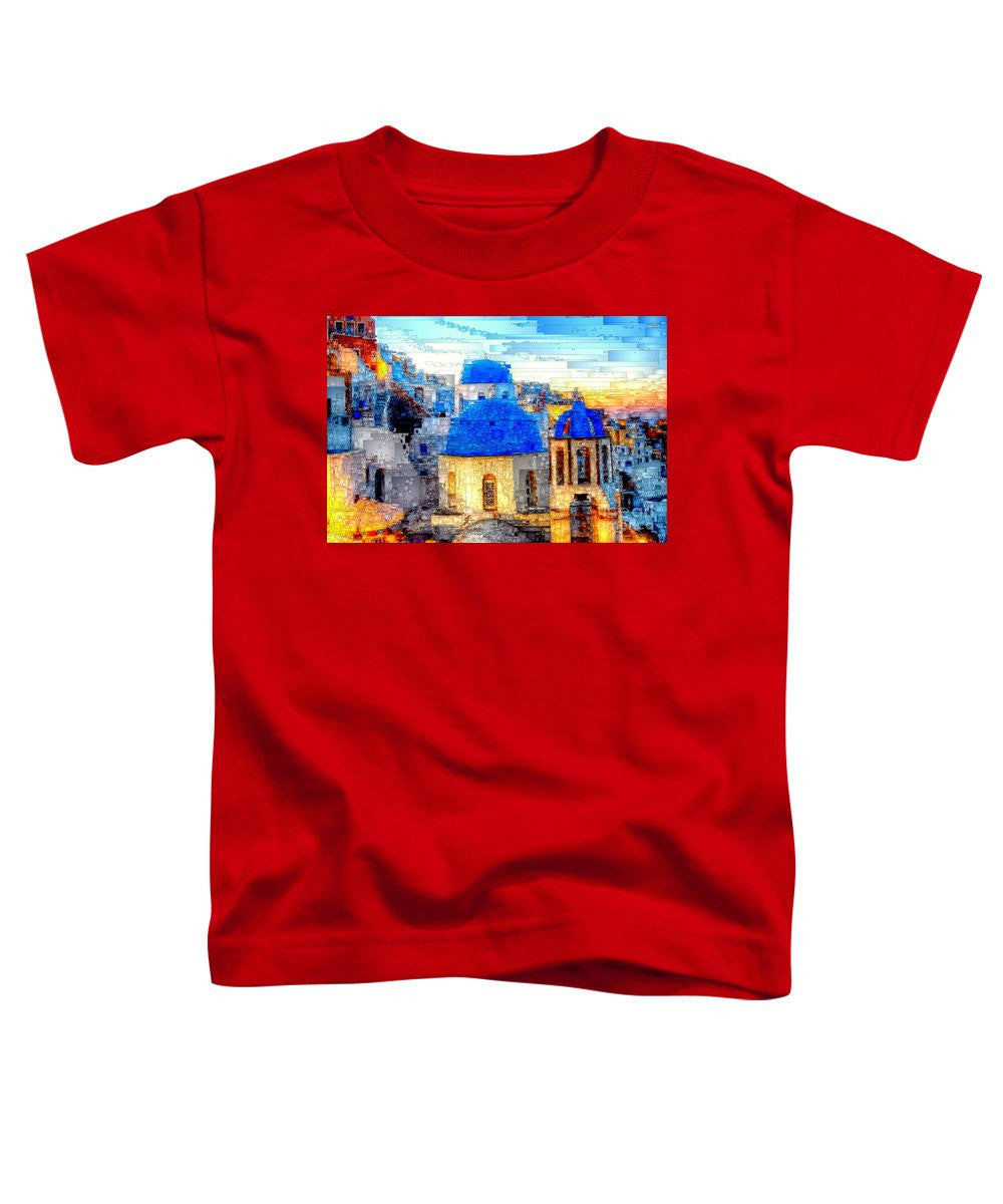 Toddler T-Shirt - Santorini Island, Greece