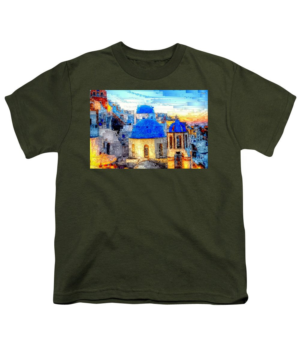 Youth T-Shirt - Santorini Island, Greece