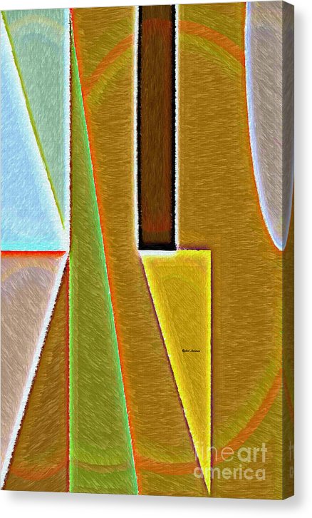 Scene With Sensitive Abstraction - Canvas Print