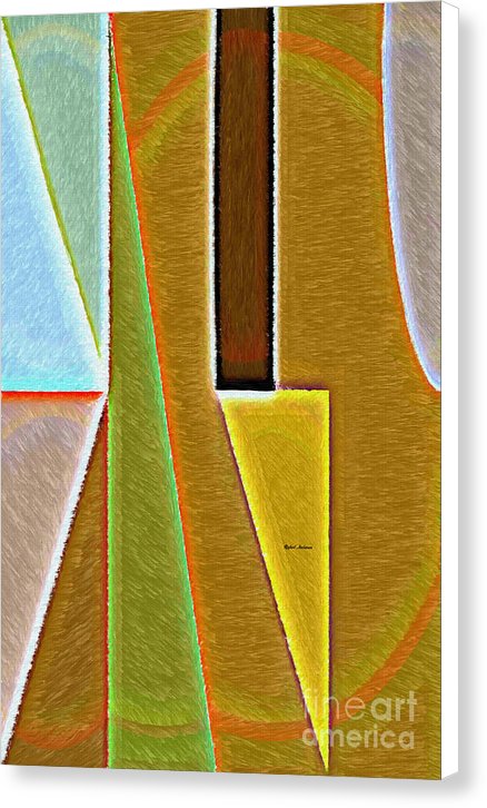 Scene With Sensitive Abstraction - Canvas Print