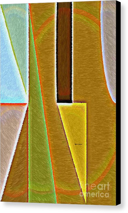 Scene With Sensitive Abstraction - Canvas Print