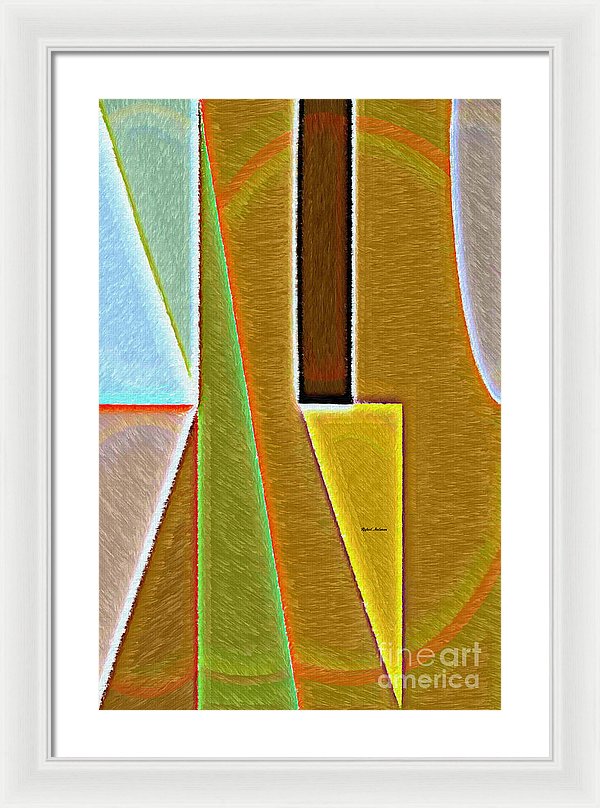 Scene With Sensitive Abstraction - Framed Print