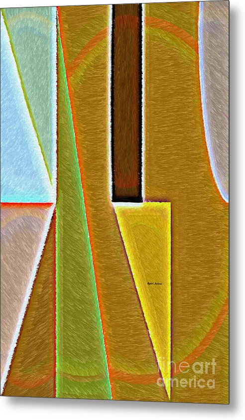 Scene With Sensitive Abstraction - Metal Print