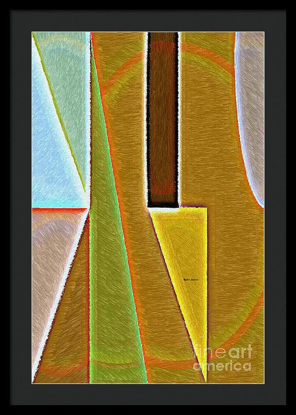 Scene With Sensitive Abstraction - Framed Print