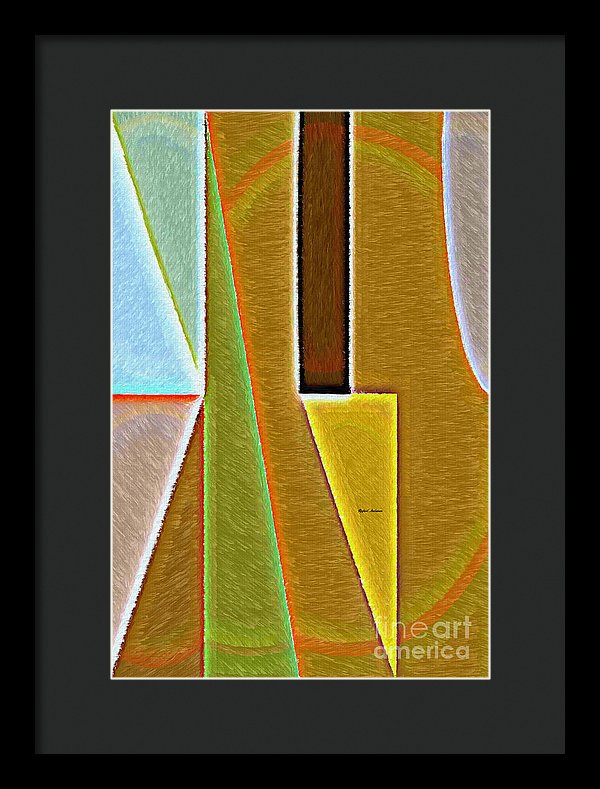 Scene With Sensitive Abstraction - Framed Print