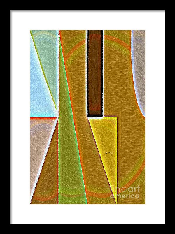 Scene With Sensitive Abstraction - Framed Print