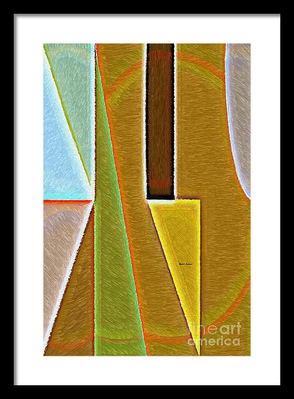 Scene With Sensitive Abstraction - Framed Print