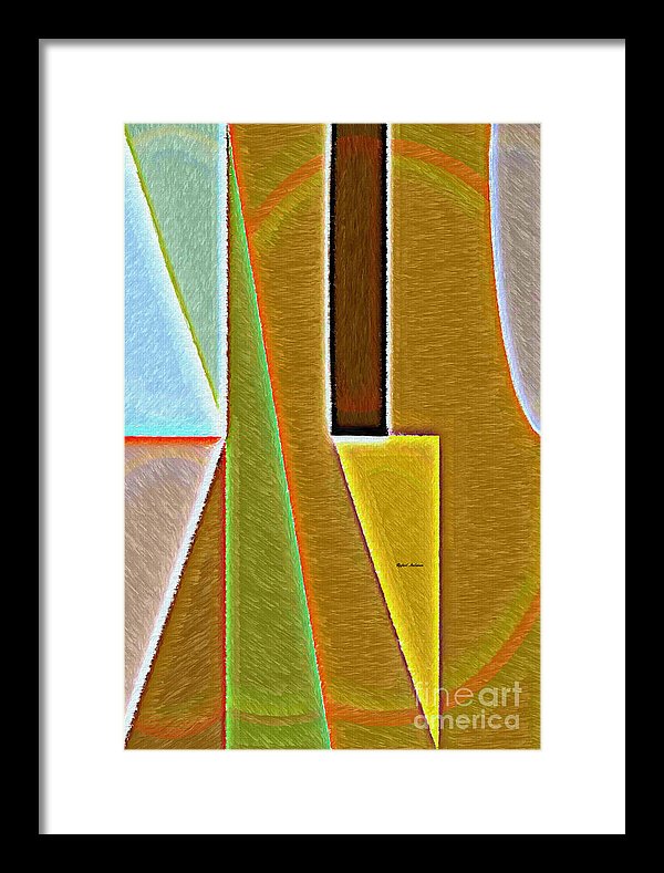 Scene With Sensitive Abstraction - Framed Print