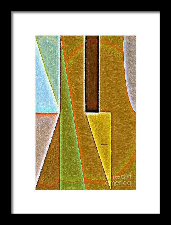 Scene With Sensitive Abstraction - Framed Print