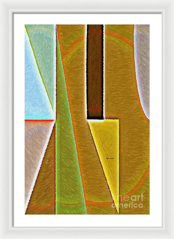 Scene With Sensitive Abstraction - Framed Print