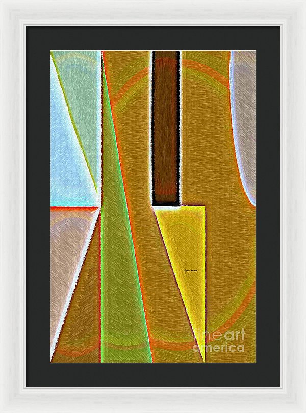 Scene With Sensitive Abstraction - Framed Print