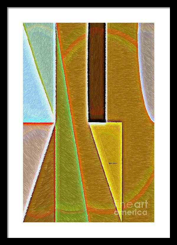 Scene With Sensitive Abstraction - Framed Print