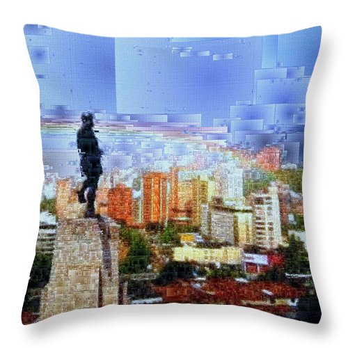 Sebastian De Belalcazar - Throw Pillow