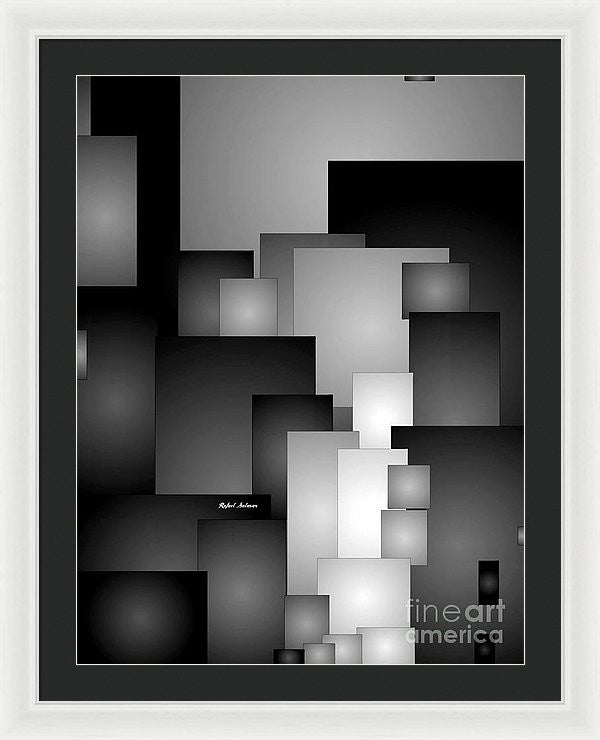 Framed Print - Shades Of Black