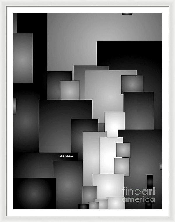 Framed Print - Shades Of Black