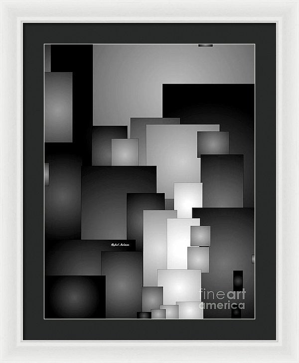 Framed Print - Shades Of Black