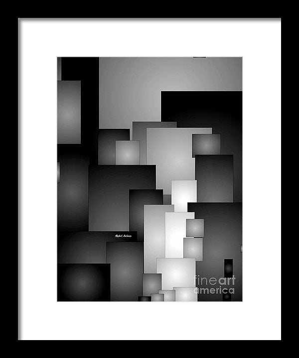 Framed Print - Shades Of Black