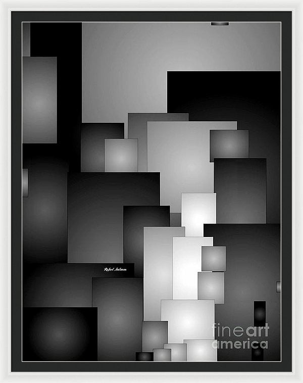 Framed Print - Shades Of Black