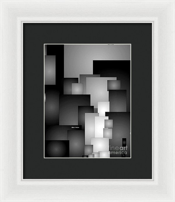 Framed Print - Shades Of Black