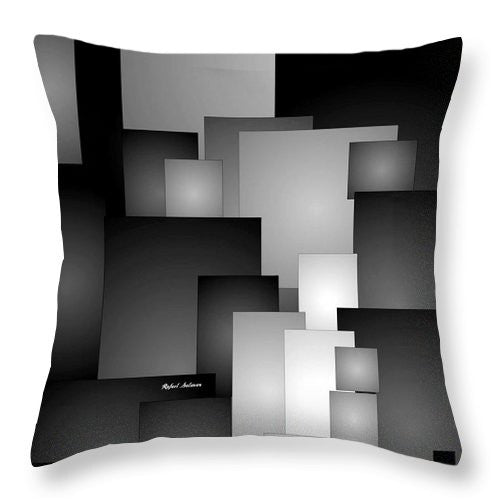 Throw Pillow - Shades Of Black