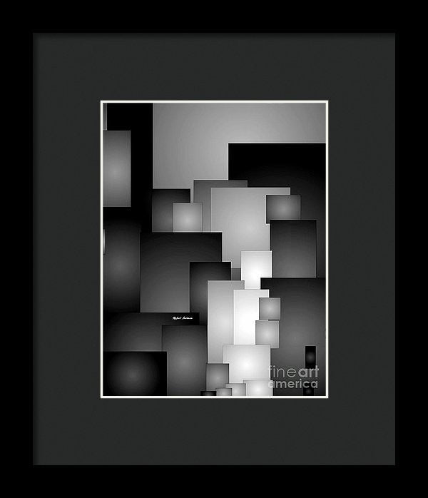 Framed Print - Shades Of Black