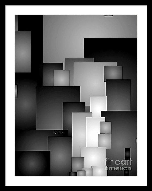 Framed Print - Shades Of Black