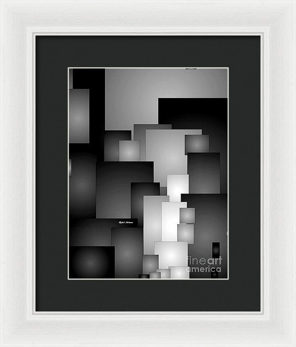 Framed Print - Shades Of Black