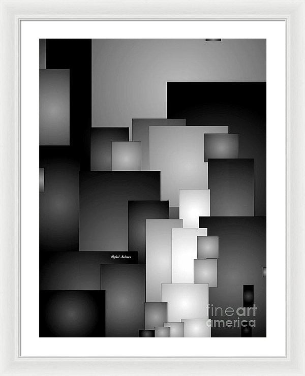 Framed Print - Shades Of Black