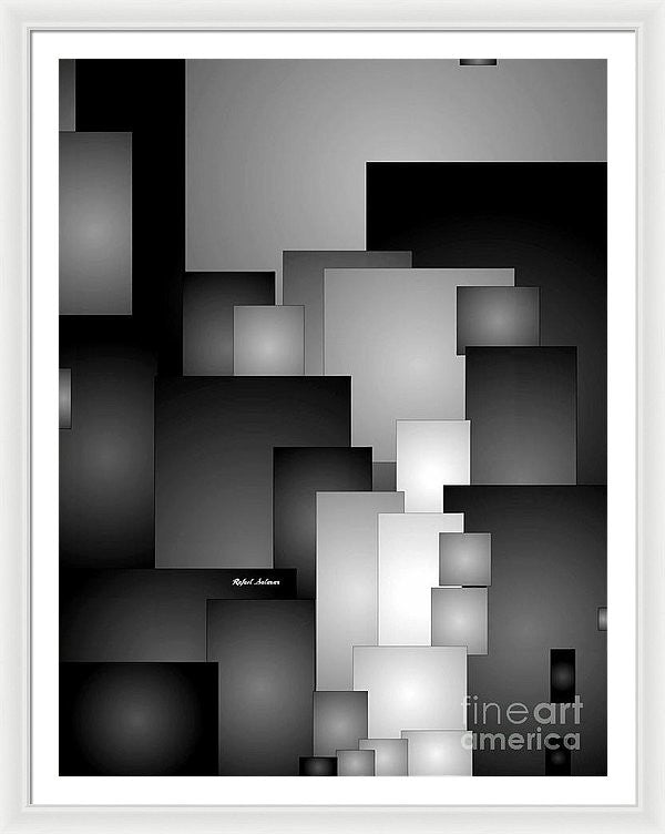 Framed Print - Shades Of Black