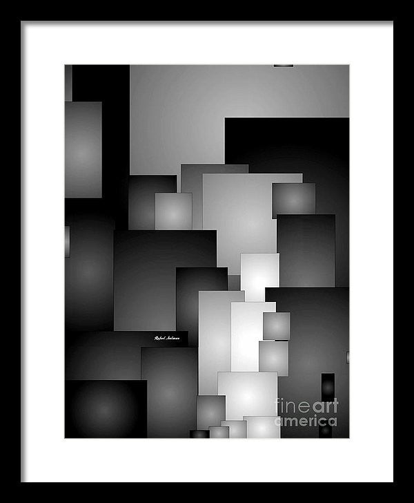 Framed Print - Shades Of Black