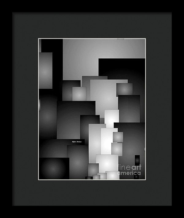 Framed Print - Shades Of Black