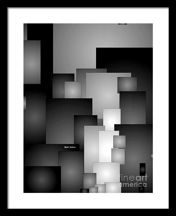 Framed Print - Shades Of Black